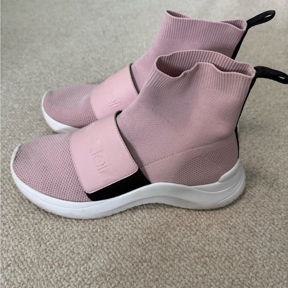 Calvin Klein Pink Sock Sneakers